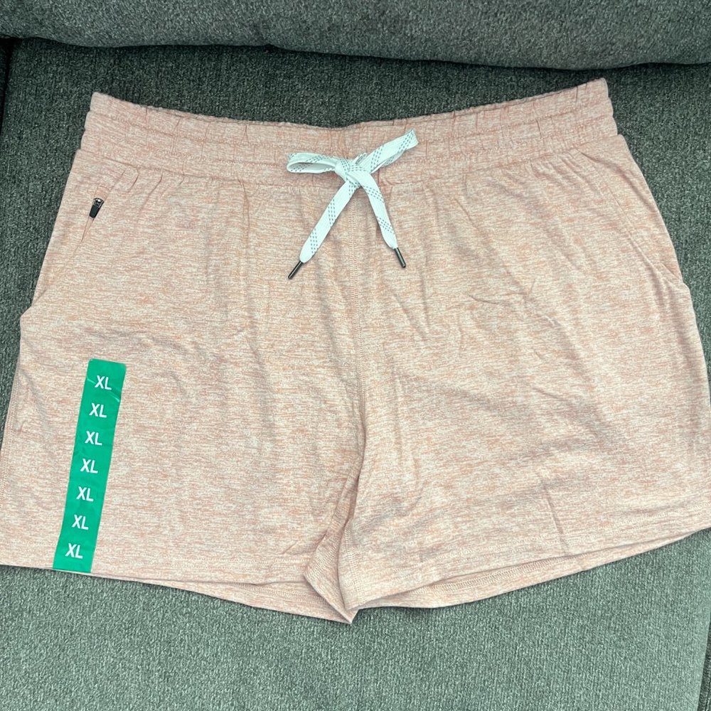 NWT Pacific Trail Cozy Shorts W Drawstring 3 Pocket Zip Secured 1 pocket